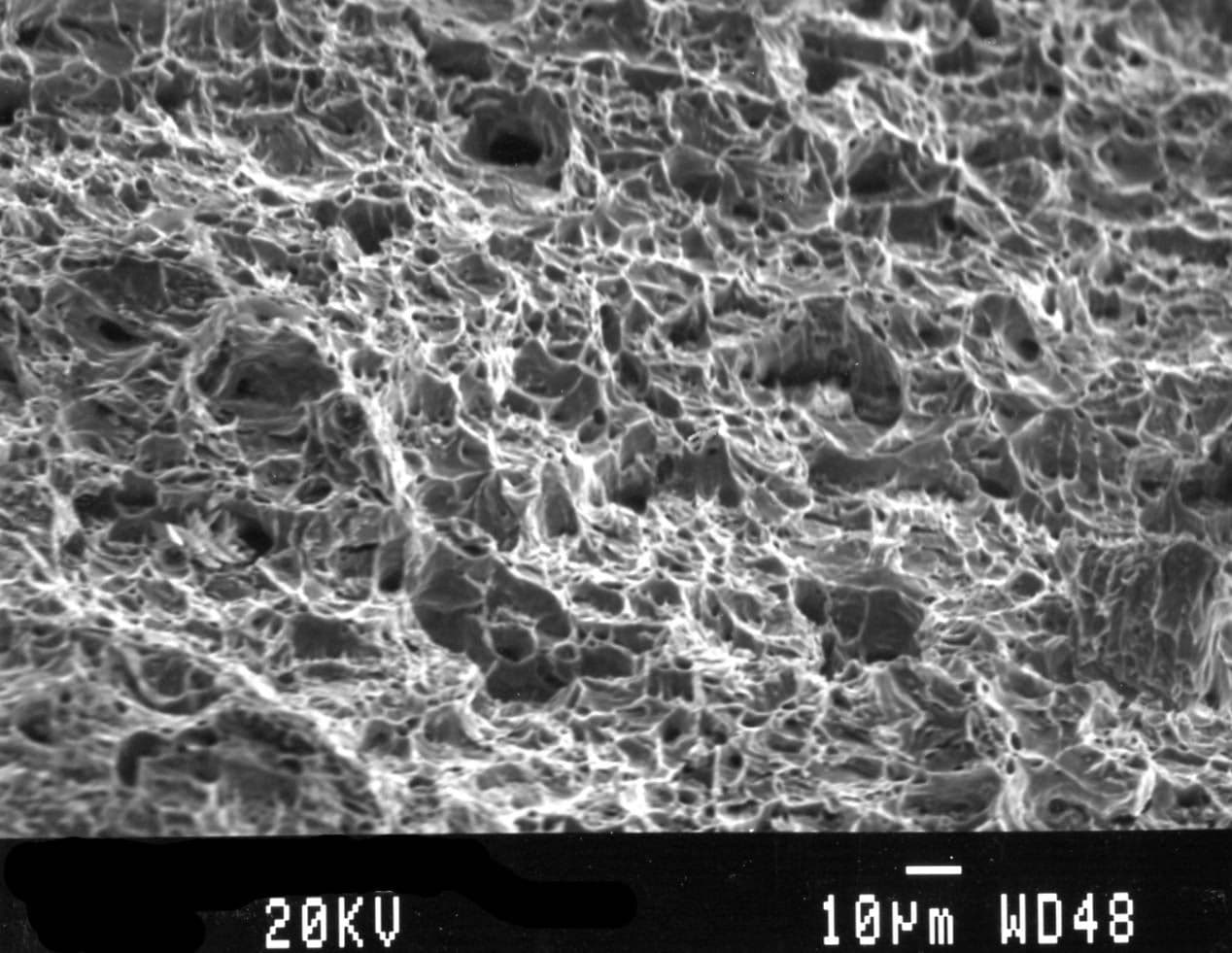 Fraktografi duktilt brudd